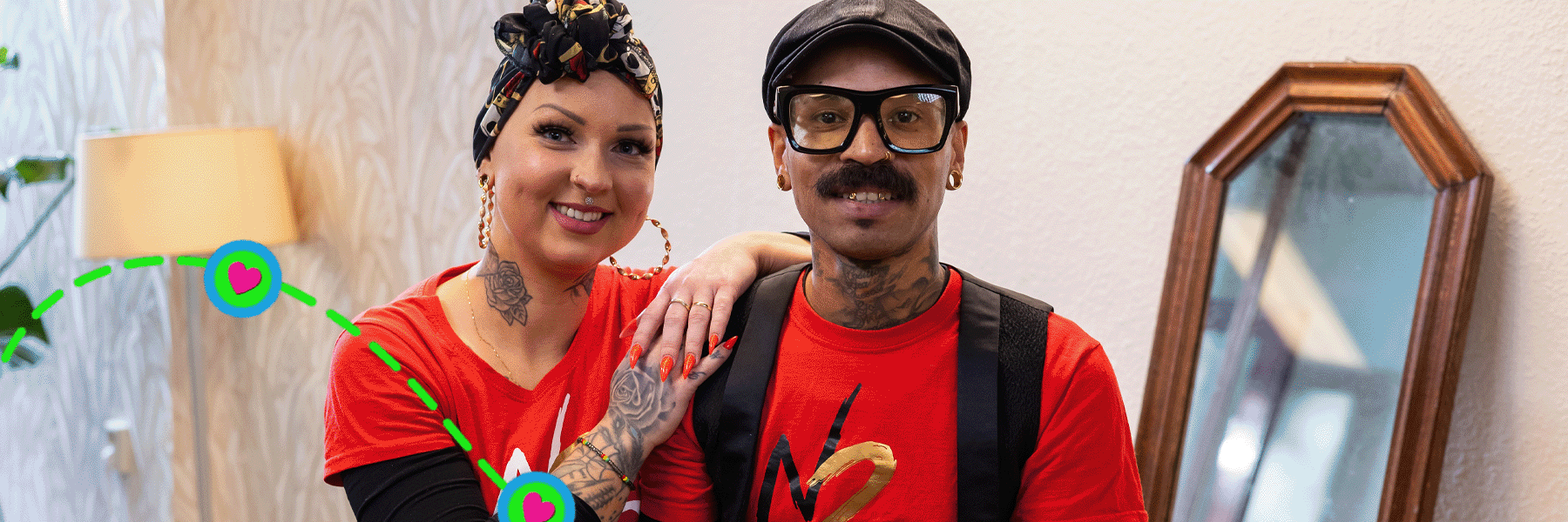 Gif van foto's met vrijwilligers 