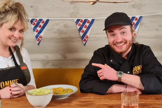 Donnie aan de kook - Donnie met Sylvana IJsselmuiden