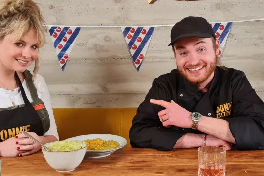 Donnie aan de kook