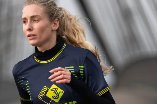 Vrouw aan het hardlopen