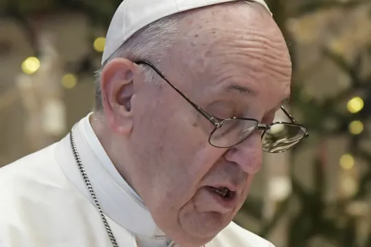 Franciscus kerst 2020