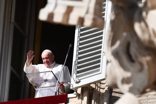 Paus bij angelus 25 oktober 2020
