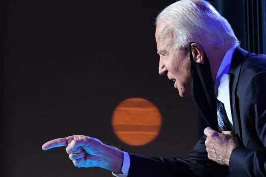 Joe Biden overwinningsspeech op 7 nov 2020 in Wilmington