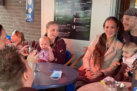 Familie Buddenbruck gezellig weg