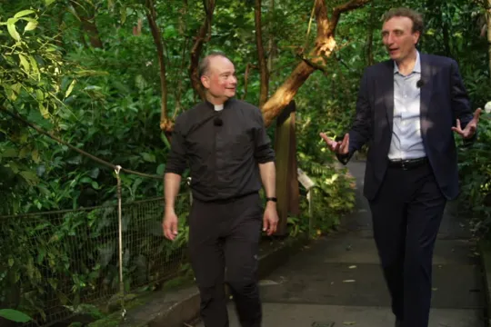 RZL Roderick en directeur Alex van Hooff in Burgers' Zoo