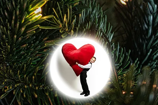 Banner een huis vol kerst