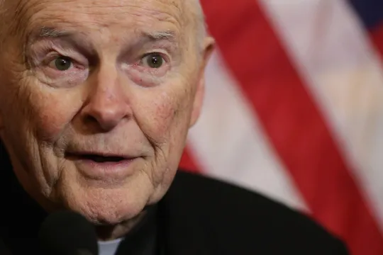 Kardinaal McCarrick in december 2015