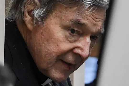 Kardinaal Pell in augustus 2019 (foto: AFP)