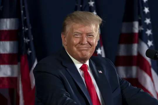 Trump bij Mt Rushmore