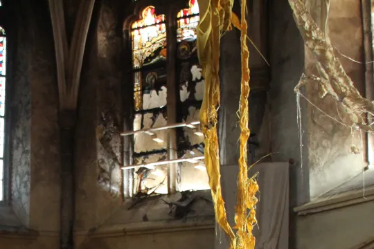 noorbeek brand in kerk