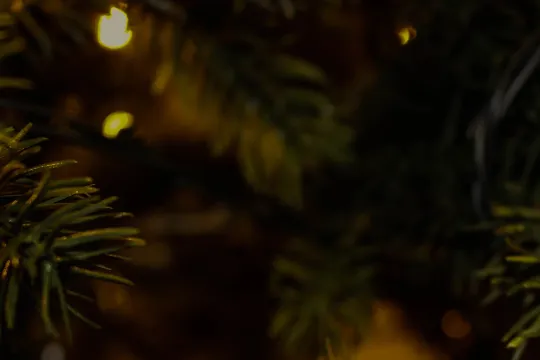 Gouden kerstbal in kerstboom