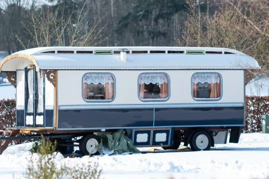 Woonwagen. Foto: Marjon Lukje