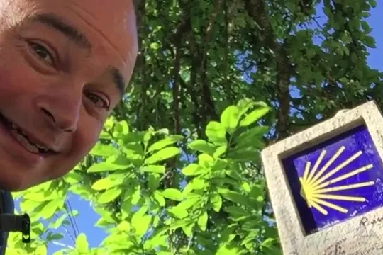 Roderick op de Camino