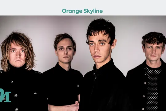orange skyline