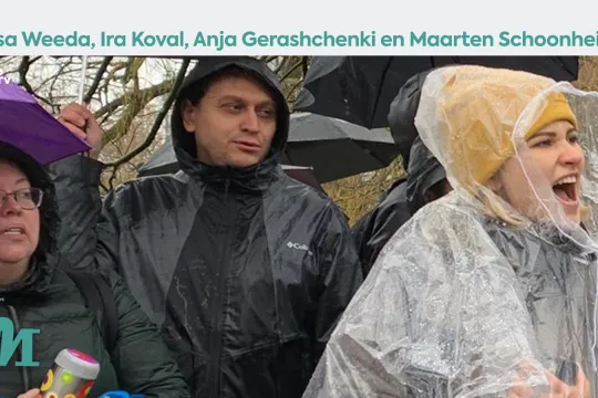 Lisa Weeda, Ira Koval, Anja Gerashchenki en Maarten Schoonheim