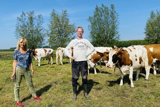 Yvon en boer Willem