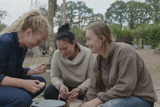 Romy, Nathalie en Sabine