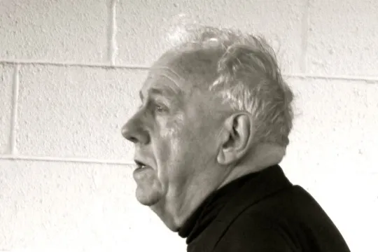 Alasdair MacIntyre at The International Society for MacIntyrean Enquiry conference held at the University College Dublin, March 9, 2009; author: Sean O'Connor.