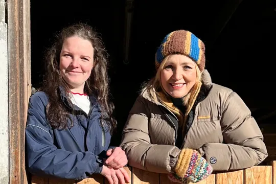 Anita en Yvon in Oostenrijk