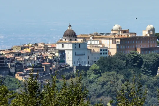 A view of the telescope domes on the roof of the Vatican Astronomical Observatory, "Specola Vaticana", at the Apostolic Palace in Castel Gandolfo. AFP