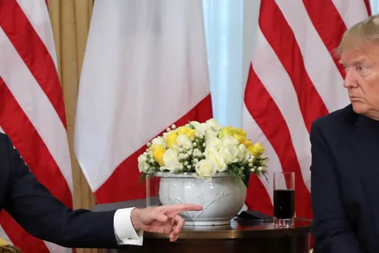 Trump Macron