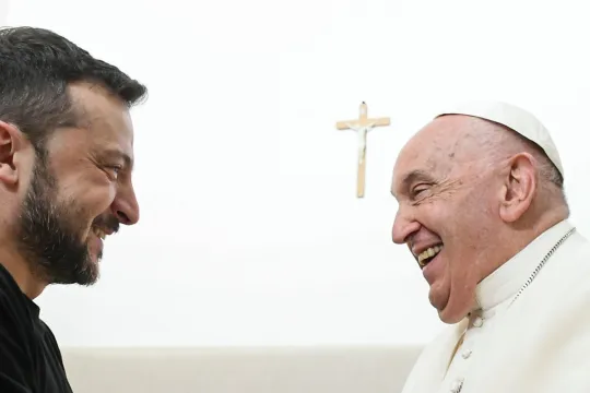 Zelensky en paus