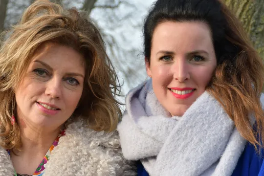 Annemiek Schrijver en Marjon Moed