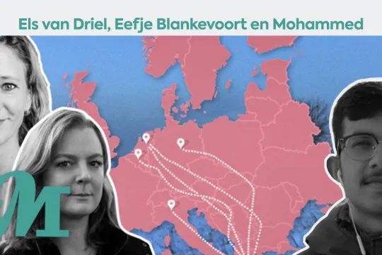 Els van Driel, Eefje Blankevoort en Mohammed