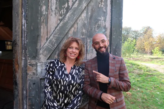 Annemiek Schrijver en Karim Amghar