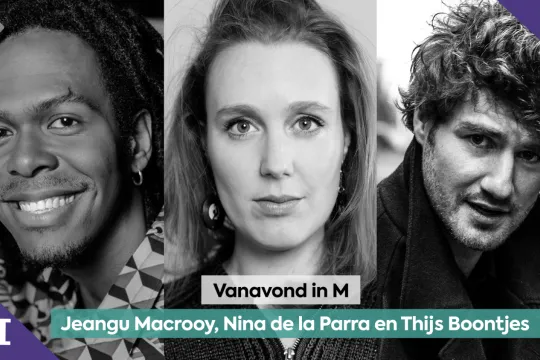 Jeangu Macrooy, Nina de la Parra en Thijs Boontjes 