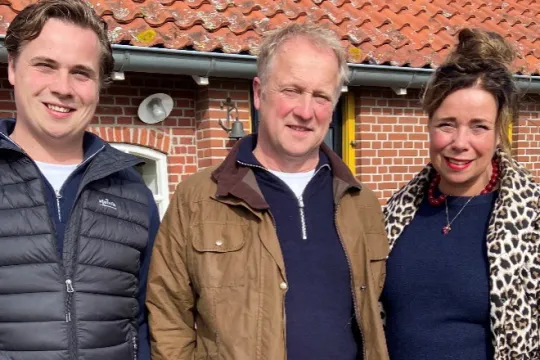 Kees, Walter en Christel Luttikhuis