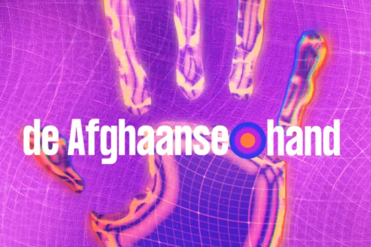 Graphic van De Afghaanse hand