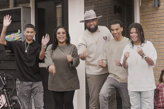 Gezin van acht mensen