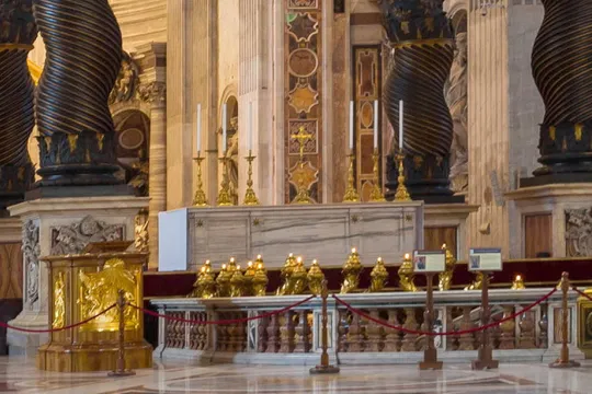 confessio s pietro vaticano