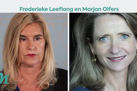 Frederieke Leeflang en Marjan Olfers ©ANP
