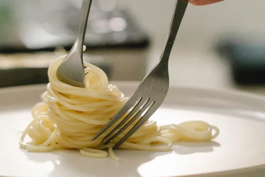 gekookte pasta