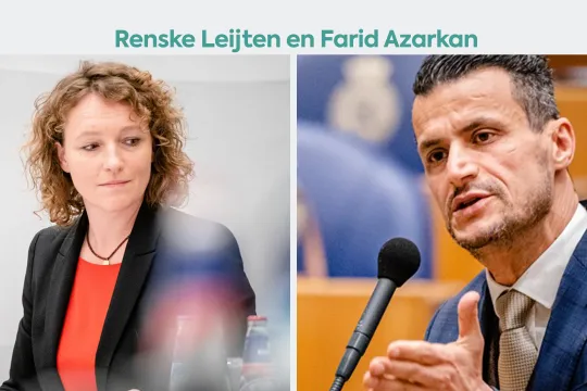 Renske Leijten en Farid Azarkan