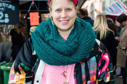 Sabine: "Ik kan zijn, wie ik wil zijn". Foto: Elisabeth Lanz 