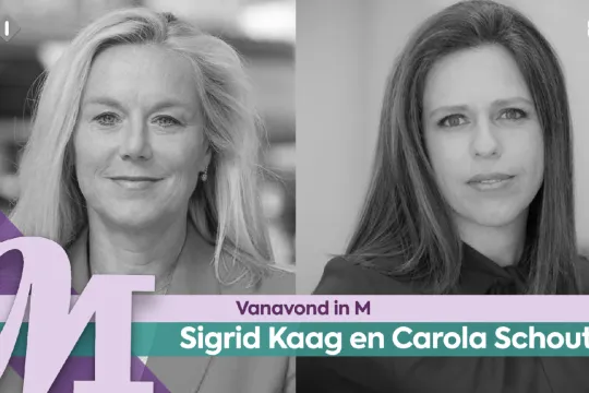 Sigrid Kaag en Carola Schouten