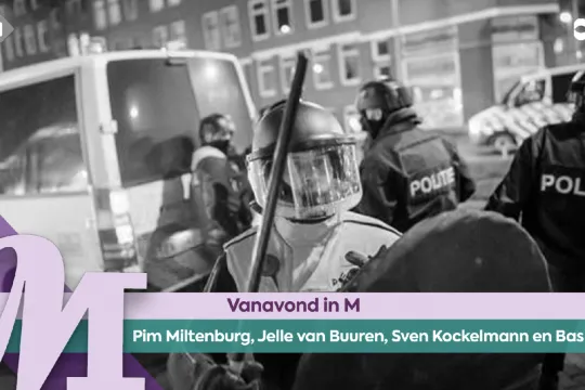Rellen tegen de avondklok