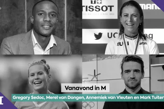 Gregory Sedoc, Merel van Dongen, Annemiek van Vleuten en Mark Tuitert
