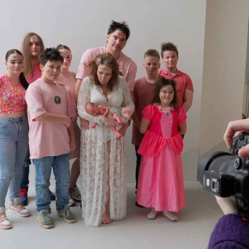 De familiefoto van de familie Wildeman