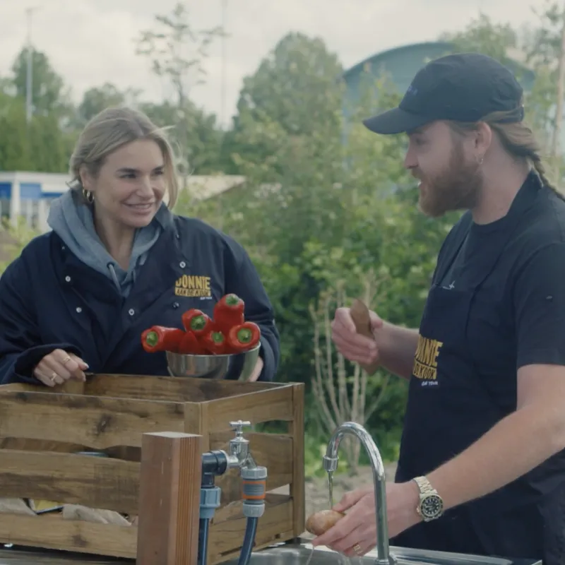 Donnie aan de kook Gaby Blaaser recept zoete aardappel