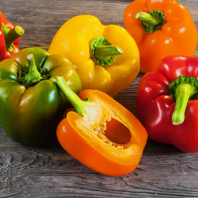 Kleuren paprika's - Keuringsdienst van waarde
