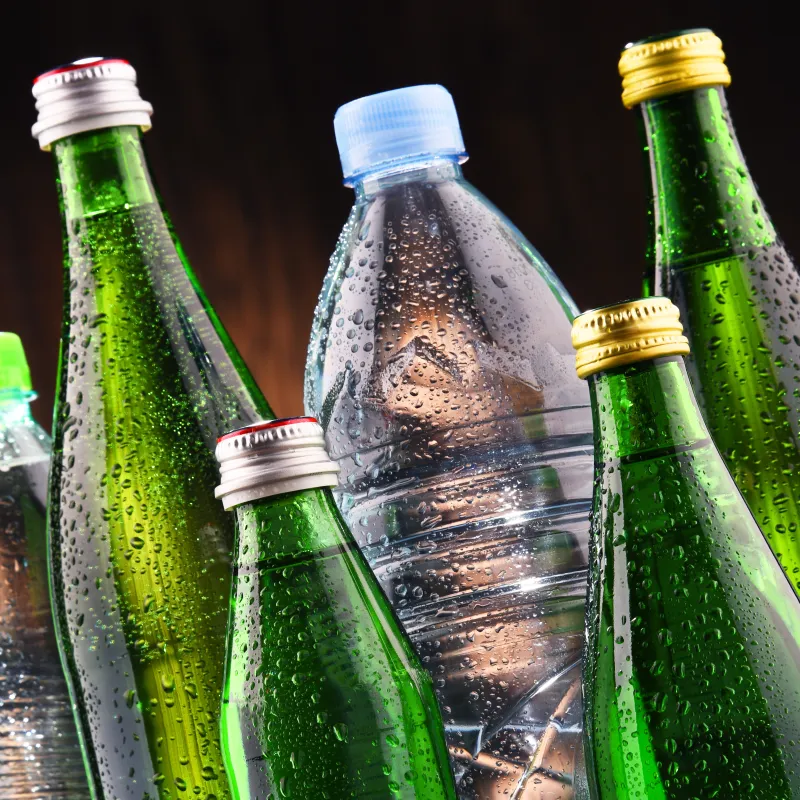 Flessen bronwater - Keuringsdienst van waarde