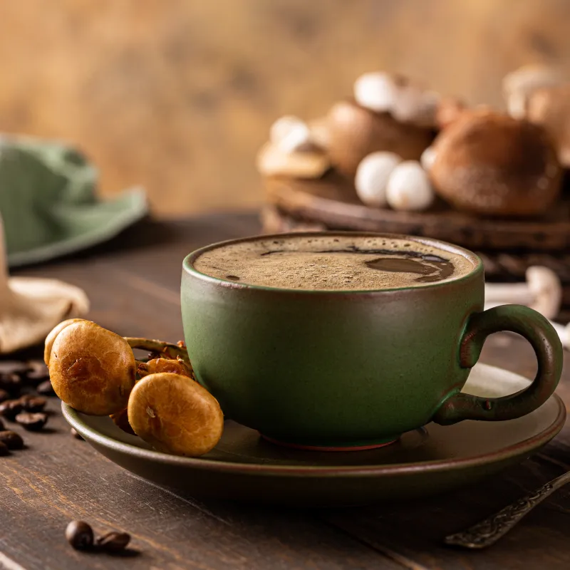 Kopje mushroom koffie - Keuringsdienst van waarde 