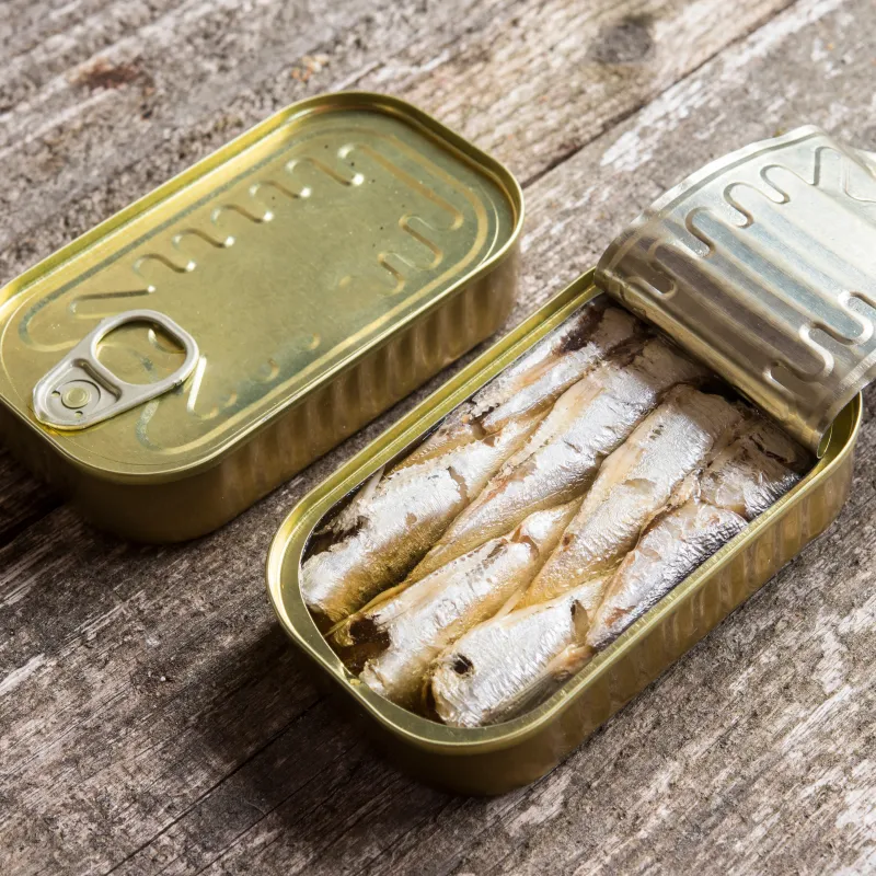 Sardines in blik - Keuringsdienst van waarde