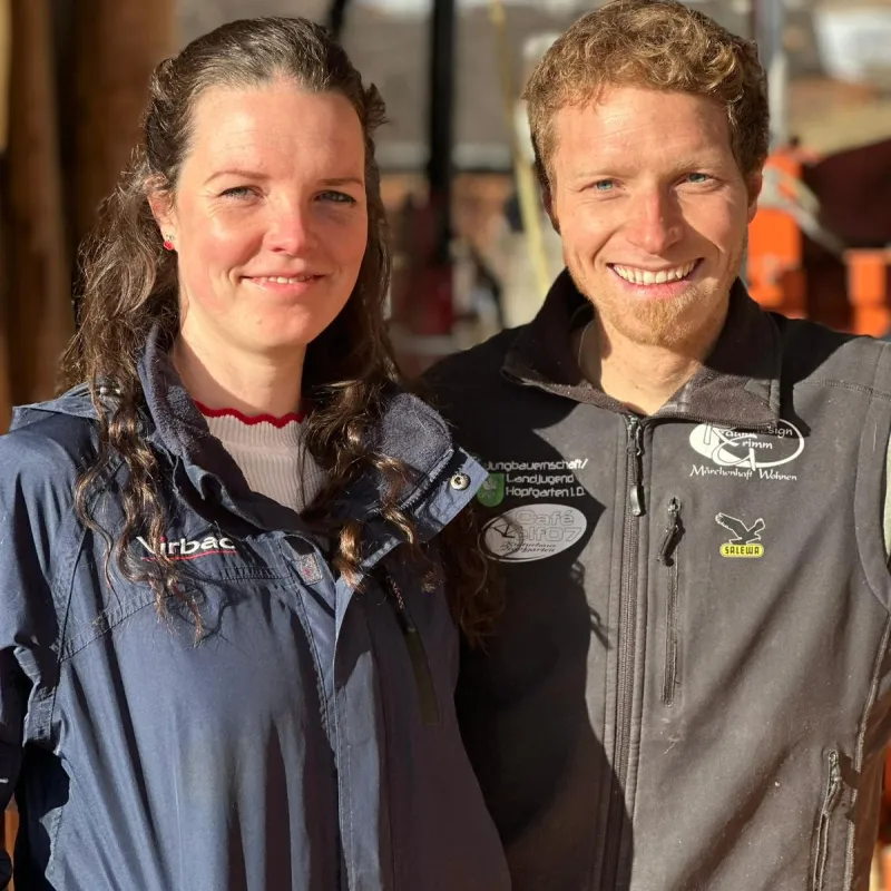 een vrouw en een man