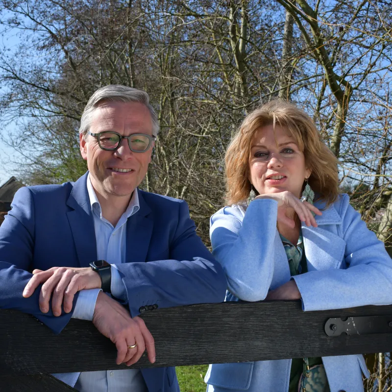 Annemiek Schrijver en Arnold Huijgen