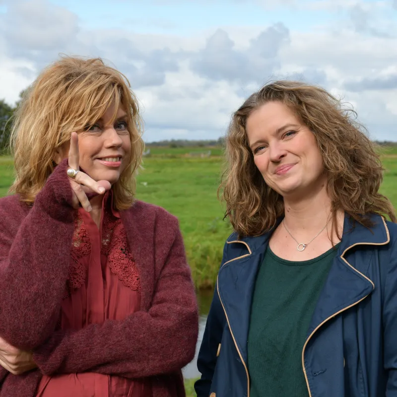 Annemiek Schrijver en Elke Wiss